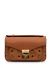 Mcm Medium Shoulder Bag In Brown