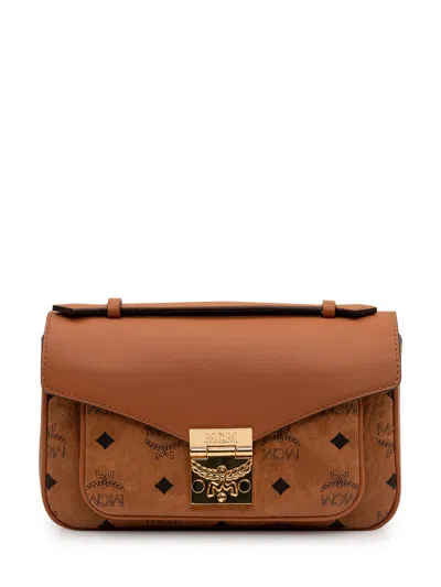 Mcm Medium Shoulder Bag In Brown
