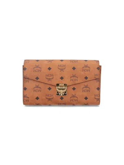 Mcm Medium Shoulder Bag "tracy" In Brown