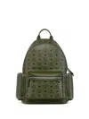 Mcm Medium Stark Visetos Monogram Backpack
