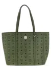 Mcm Medium Toni Shopping Bag In Green