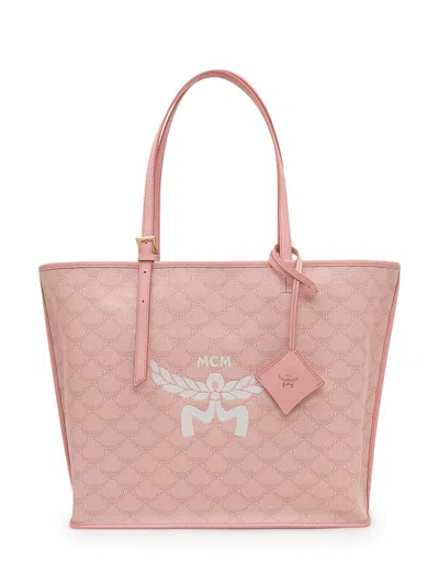 Mcm Medium Tote Bag For Spring/summer 2026 In Pink