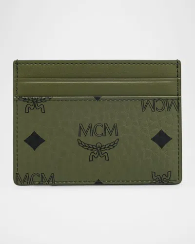 Mcm Men's Aren Visetos Card Holder