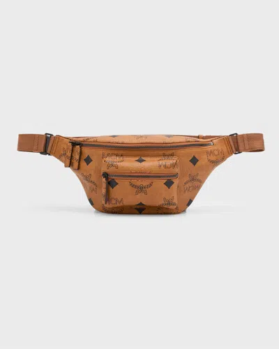 Mcm Medium Fursten Belt Bag In Cognac