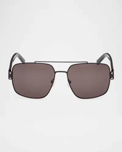 Mcm 58mm Navigator Sunglasses In Black/other/smoke