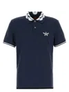 Mcm Men's Navy Stretch Piquet Polo Shirt