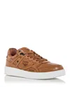 Mcm Men's Neo Terrain Visetos Low Top Sneakers In Brown