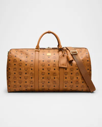 Mcm Men's Ottomar Visetos Weekender Duffel Bag