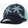 Mcm Mesh Cap In Palm Neoprene In Green
