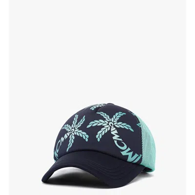 Mcm Mesh Cap In Palm Neoprene In White