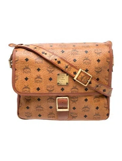 Pre-owned Mcm Messenger Bag Vintage In Neutrals