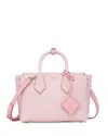 Mcm Milla Small Leather Tote In Pink