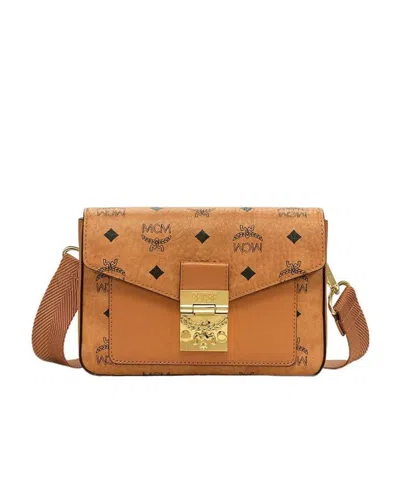 MCM MCM MILLIE VISETOS LOGO PRINTED SMALL CROSSBODY BAG