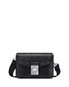 Mcm Millie Visetos Small Crossbody In Black