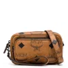 Mcm Mini Aren Maxi Visetos Crossbody Bag In Brown