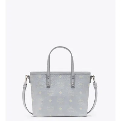 Mcm Mini Aren Shopper In Visetos In Multi