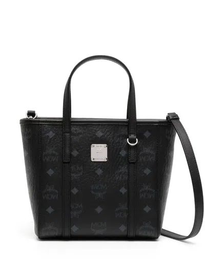 MCM SMALL LOGO-PRINT TOTE BAG