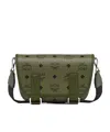 Mcm Mini Aren Visetos Monogram Messenger Bag