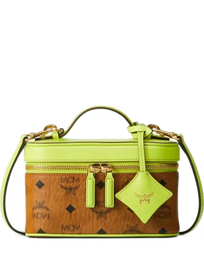 Mcm Mini Aren Visetos Vanity Case In Pattern