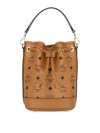 Mcm Mini Dessau Bucket Bag In Brown