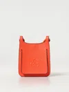 Mcm Logo Shoulder Bag In Orange