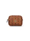 Mcm Shoulder Bag Adjustable Strap Front Pocket In Red