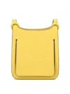 Mcm Yellow Leather Mini Himmel Hobo Crossbody Bag In Yellow