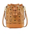 Mcm Mini Dessau Bucket Bag In Brown