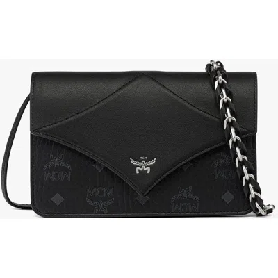Mcm Visetos Diamond Shoulder Bag In Pattern