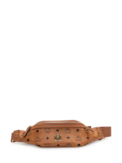 Mcm Mini Fursten Belt Handbag In Brown