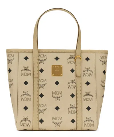 Mcm Mini Handbag In Beige