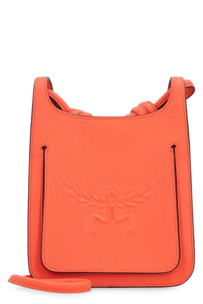 Mcm Mini Himmel Hobo Crossbody Bag In Orange