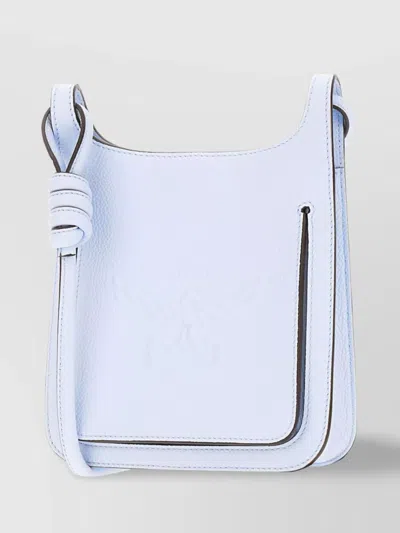 MCM MINI HUMMEL CROSSBODY BAG IN LIGHT LEATHER