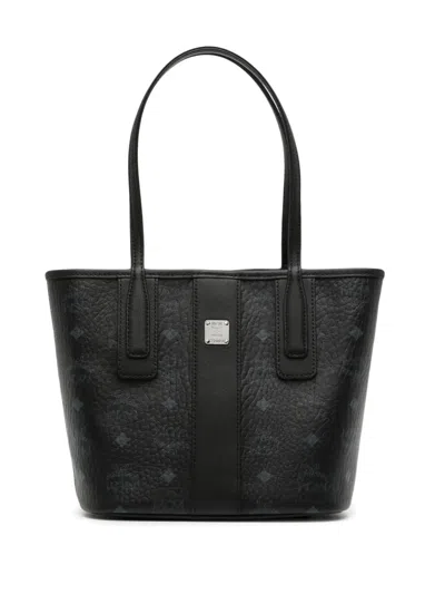 Mcm Mini Liz Reversible Tote Bag In Black