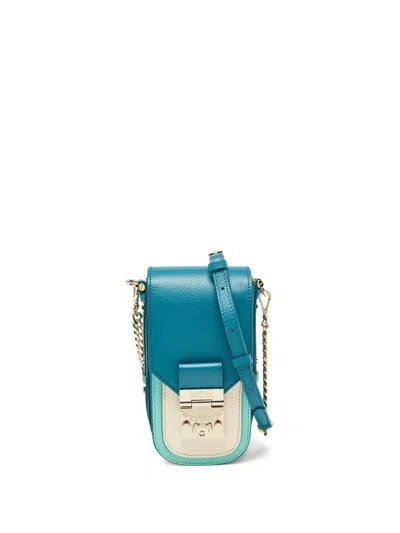 Pre-owned Mcm Mini Patricia Phone Crossbody Bag