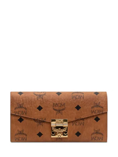 Mcm Mini Portasheet Wallet For Spring/summer 2026 In Brown