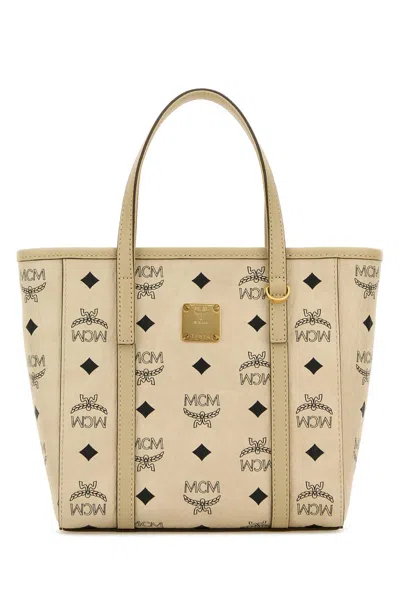 Mcm Mini Shopper Tote - Perfect For Everyday Use In Sand