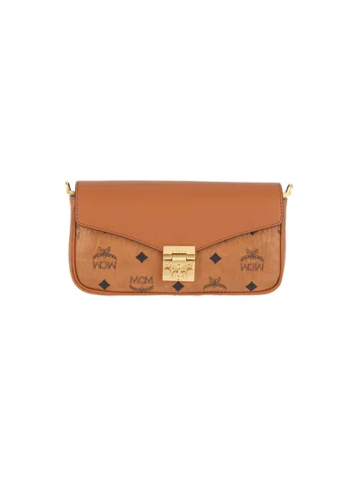 Mcm Mini Shoulder Bag Tracy In Brown