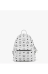 Mcm Mini Stark Side Studs Backpack In White