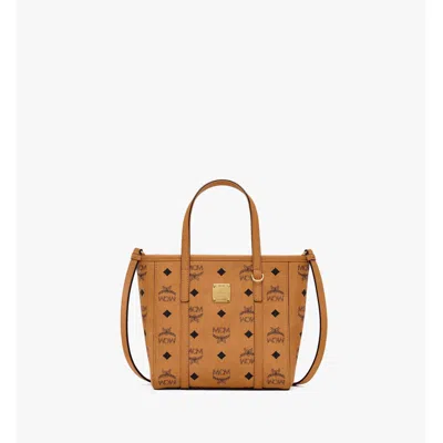 Mcm Mini Toni Top-zip Shopper In Visetos In Multi