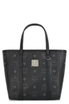 Mcm Mini Toni Monogram Top Handle Bags In Black