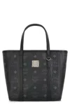 Mcm Mini Toni Monogram Top Handle Bags In Black