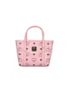 Mcm Mini Tote Bag Toni Top-zip In Pink