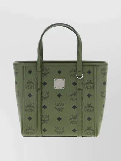 MCM MINI TOTE BAG WITH TOP HANDLES AND STRAP