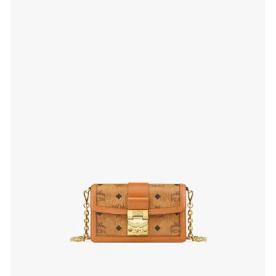 Mcm Mini Tracy Crossbody In Visetos In Brown
