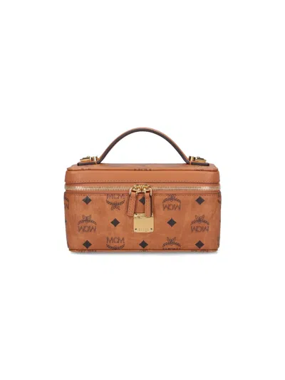 Mcm Mini Vanity Bag "rockstar" In Brown