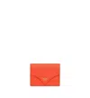 Mcm Mini Wallet In Quilted Spanish Calfskin In Red