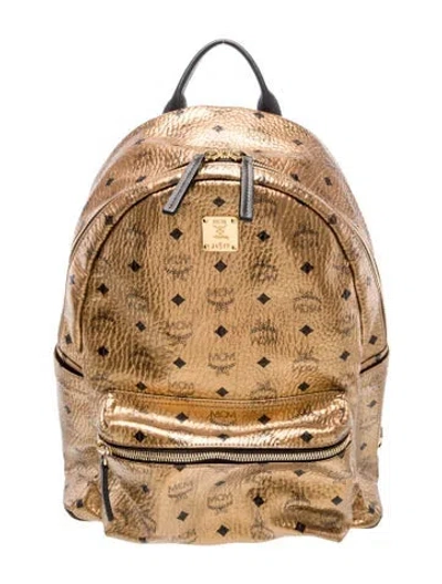 Pre-owned Mcm Monogram Backpack