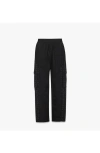 Mcm Monogram Cargo Pants In Black