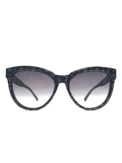 Mcm Monogram Cat-eye Sunglasses In Black